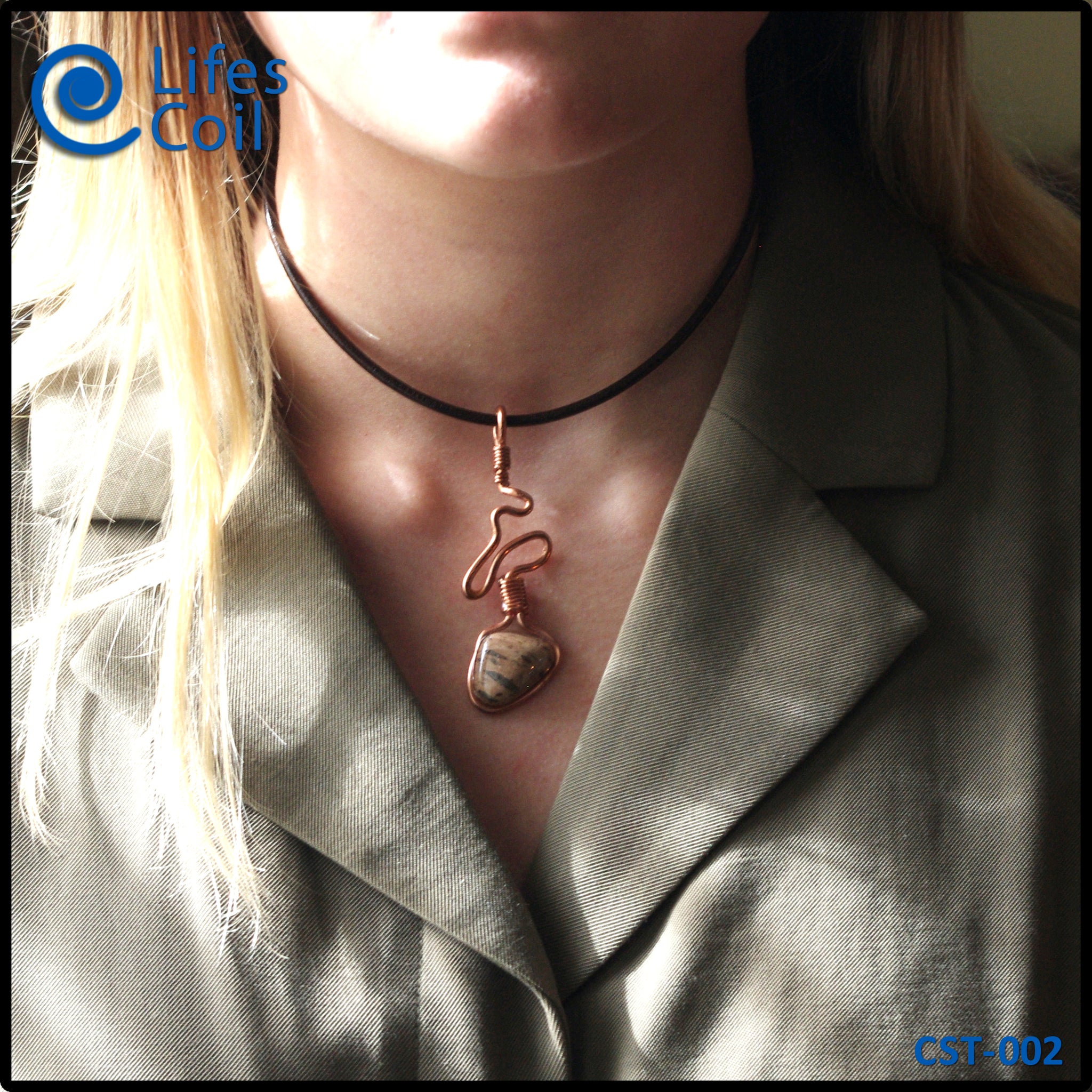 Copper Coil Necklace