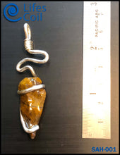 Load image into Gallery viewer, Sterling Silver Coil Pendant with Arrow Head