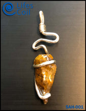 Load image into Gallery viewer, Sterling Silver Coil Pendant with Arrow Head