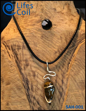 Load image into Gallery viewer, Sterling Silver Coil Pendant with Arrow Head