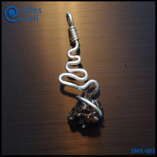 Load image into Gallery viewer, Sterling Silver Coil Pendant with Campo del Cielo Meteorite